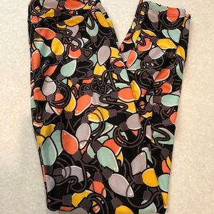 Lularoe Christmas Holiday Leggings One Size